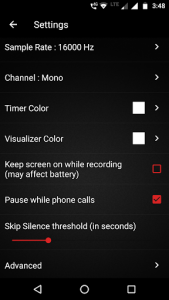 اسکرین شات برنامه Smart Recorder , Voice Recorder - TapeVoice 5