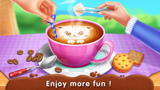 اسکرین شات بازی Kitty Café: Make Yummy Coffee 3