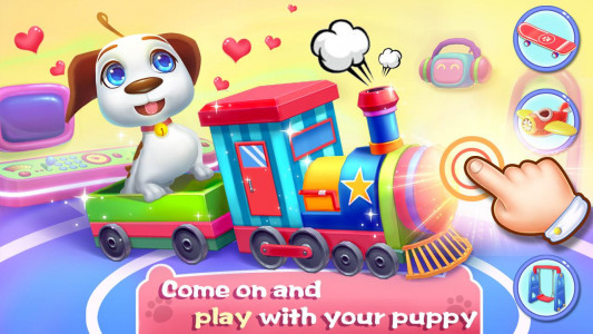 اسکرین شات بازی Hello！Virtual Space Puppy：3D 1