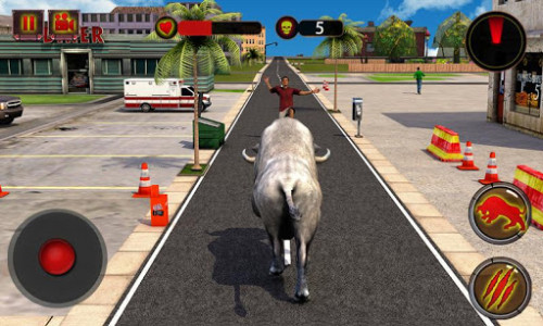 اسکرین شات بازی Angry Buffalo Attack 3D 5