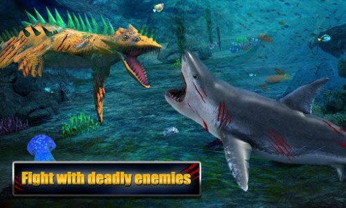 اسکرین شات بازی Angry Shark Adventures 3D 2