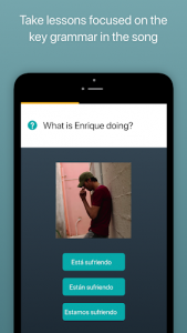اسکرین شات برنامه Learn Spanish with Lirica: Music Language Learning 3