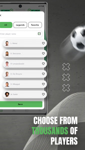 اسکرین شات 5 برنامه My Lineup: Lineup Creator