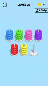 اسکرین شات بازی Color Hoop 3D 2