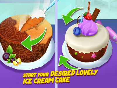 اسکرین شات برنامه Cake Baking Games : Bakery 3D 2