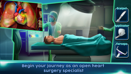 اسکرین شات 1 برنامه Surgery Doctor Simulator Games