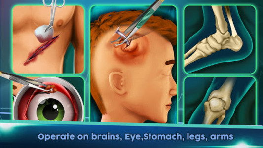 اسکرین شات برنامه Surgery Doctor Simulator Games 7