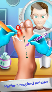 اسکرین شات بازی Foot Care Offline Doctor Games 2