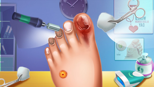 اسکرین شات بازی Foot Care Offline Doctor Games 6