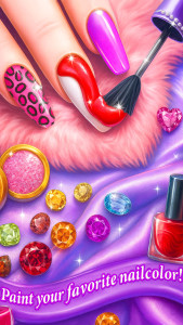 اسکرین شات 3 بازی Nail Art Salon Girls Game