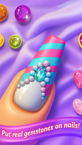 اسکرین شات 5 بازی Nail Art Salon Girls Game