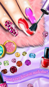 اسکرین شات بازی Nail Art Salon Girls Game 3