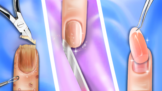 اسکرین شات بازی Nail Art Salon Girls Game 1