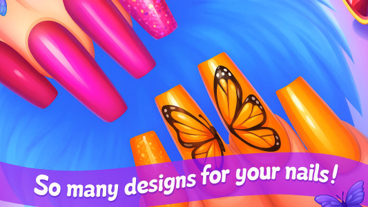 اسکرین شات 6 بازی Nail Art Salon Girls Game