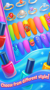 اسکرین شات 8 بازی Nail Art Salon Girls Game