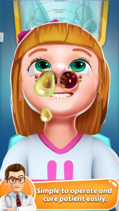 اسکرین شات 3 برنامه Nose Doctor Surgery Games