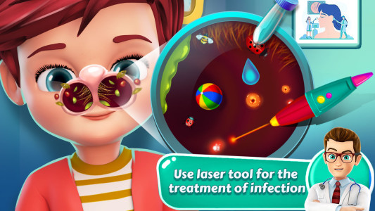 اسکرین شات 7 برنامه Nose Doctor Surgery Games