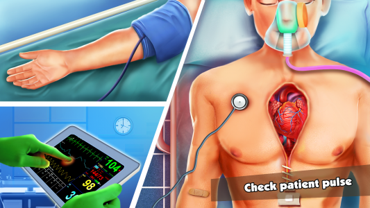 اسکرین شات 2 برنامه Doctor Surgery Simulator Games