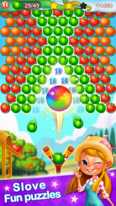 اسکرین شات بازی Bubble Farm - Fruit Garden Pop 1