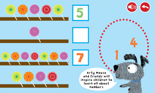 اسکرین شات 4 بازی Arty Mouse Numbers