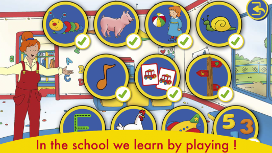 اسکرین شات 3 بازی A Day with Caillou