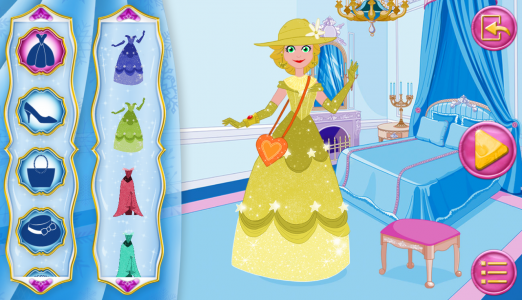 اسکرین شات بازی Queen dress up in frozen land 2