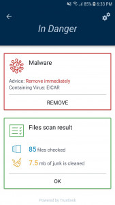 اسکرین شات برنامه Antivirus Mobile - Cleaner, Phone Virus Scanner 4