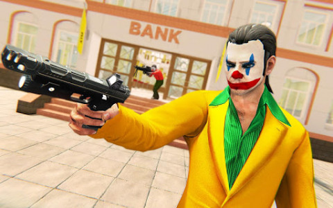 اسکرین شات بازی Killer Clown Crime City Bank Robbery Games 4