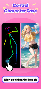 اسکرین شات 3 برنامه AI Anime Generator: AI Anime
