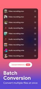 اسکرین شات 3 برنامه Audio Converter - MP4 to MP3