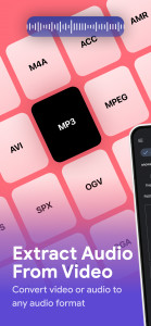 اسکرین شات 1 برنامه Audio Converter - MP4 to MP3