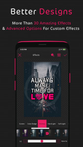 اسکرین شات 1 برنامه Postershop - Typography Design