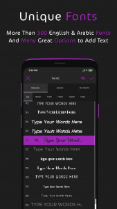 اسکرین شات برنامه Postershop - Typography Designer & Text On Photo 7