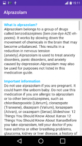 اسکرین شات برنامه Drugs Dictionary Offline-Medication, Dosage, Usage 7