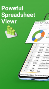 اسکرین شات برنامه Xlsx Viewer & Excel Reader Xls 1