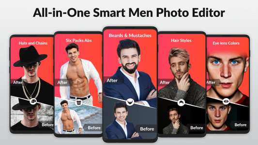 اسکرین شات برنامه Smarty Man Photo & Suit Editor 1