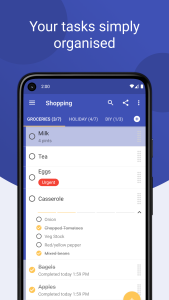 اسکرین شات 1 برنامه Tasks: To Do List & Reminders