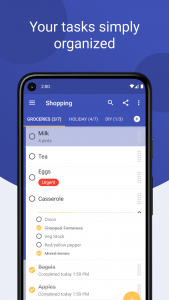 اسکرین شات 1 برنامه Tasks: To Do List & Reminders