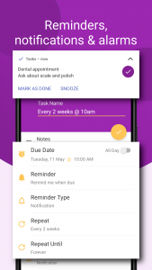 اسکرین شات برنامه Tasks: to do list & planner 5