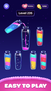 اسکرین شات 1 بازی Color Sort Water Purrfect Puzz