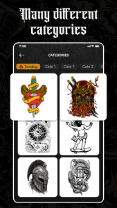 اسکرین شات 3 برنامه Tattoo Maker - Tattoo Design