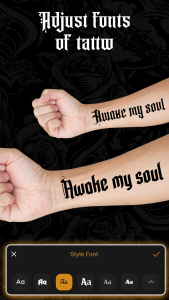 اسکرین شات 6 برنامه Tattoo Maker - Tattoo Design