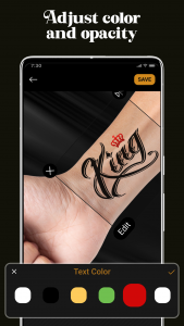 اسکرین شات برنامه Tattoo Maker - Tattoo Design 4