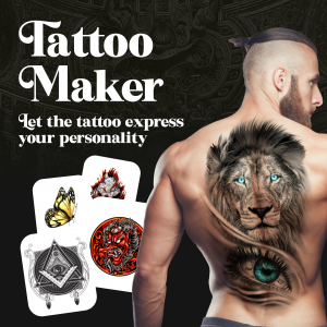 اسکرین شات برنامه Tattoo Maker - Tattoo Design 1