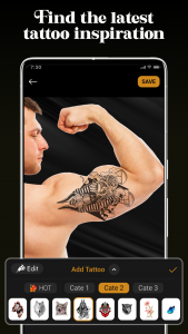 اسکرین شات برنامه Tattoo Maker - Tattoo Design 2