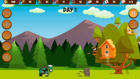 اسکرین شات 2 بازی Zombie Forest HD: Survival