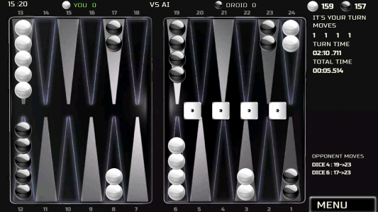 اسکرین شات بازی Backgammon Games – Play All 8