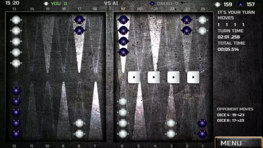 اسکرین شات 6 بازی Backgammon : 18 Games