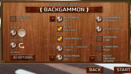 اسکرین شات بازی Backgammon Games – Play All 4