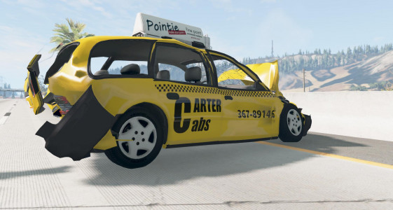 اسکرین شات بازی Taxi Crash Car Game Simulation 4